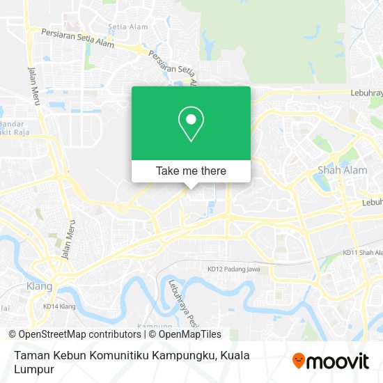 Taman Kebun Komunitiku Kampungku map