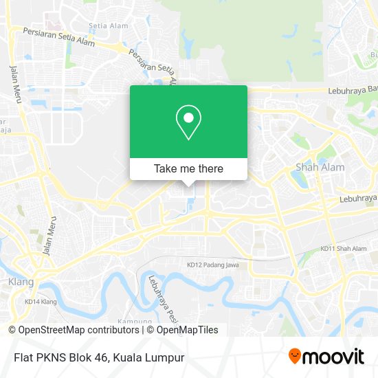 Peta Flat PKNS Blok 46