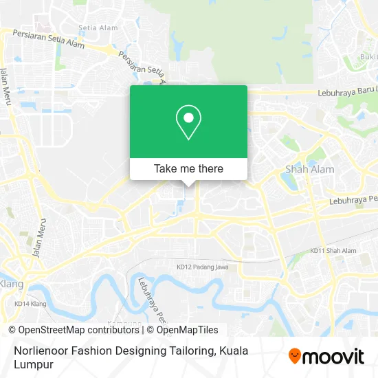 Norlienoor Fashion Designing Tailoring map