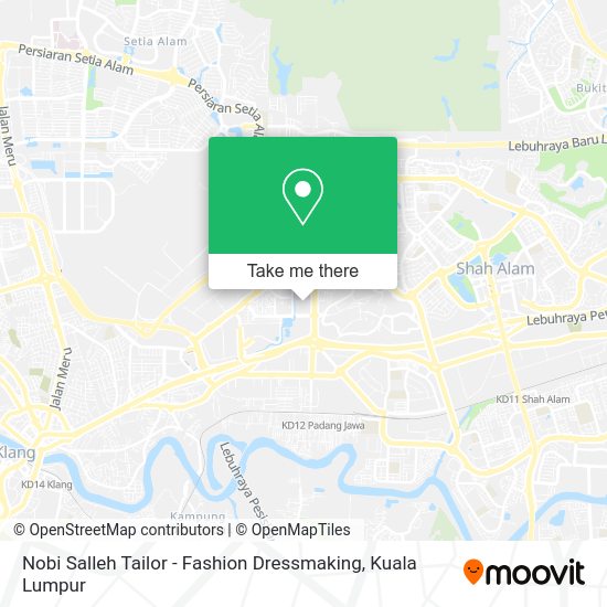 Peta Nobi Salleh Tailor - Fashion Dressmaking