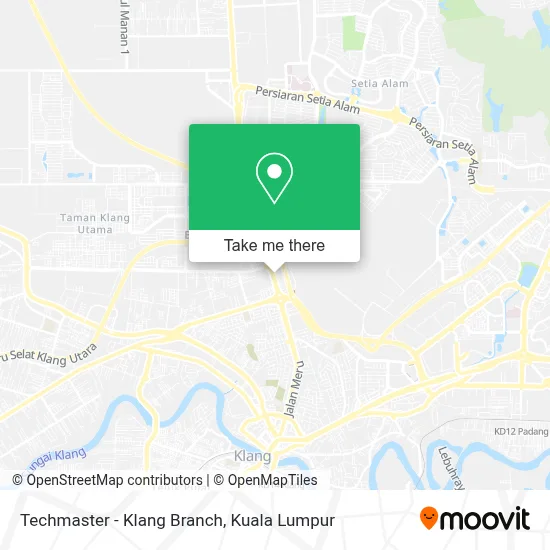 Techmaster - Klang Branch map