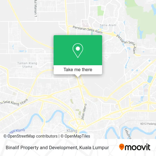 Binalif Property and Development map