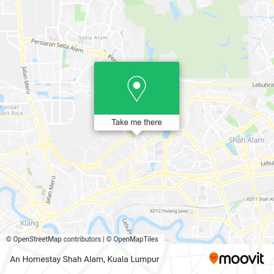 An Homestay Shah Alam map