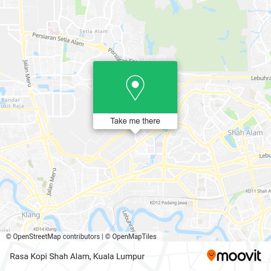 Peta Rasa Kopi Shah Alam