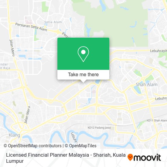 Peta Licensed Financial Planner Malaysia - Shariah