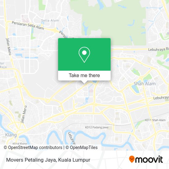 Movers Petaling Jaya map