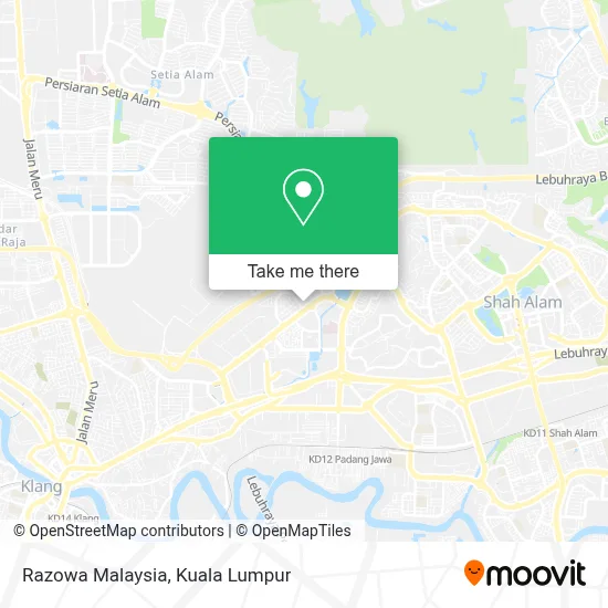 Razowa Malaysia map