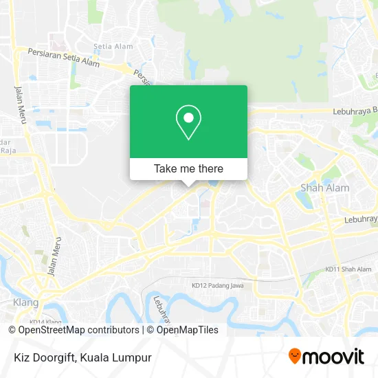 Kiz Doorgift map