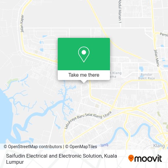 Saifudin Electrical and Electronic Solution map