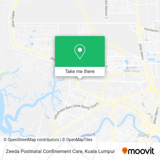Zeeda Postnatal Confinement Care map
