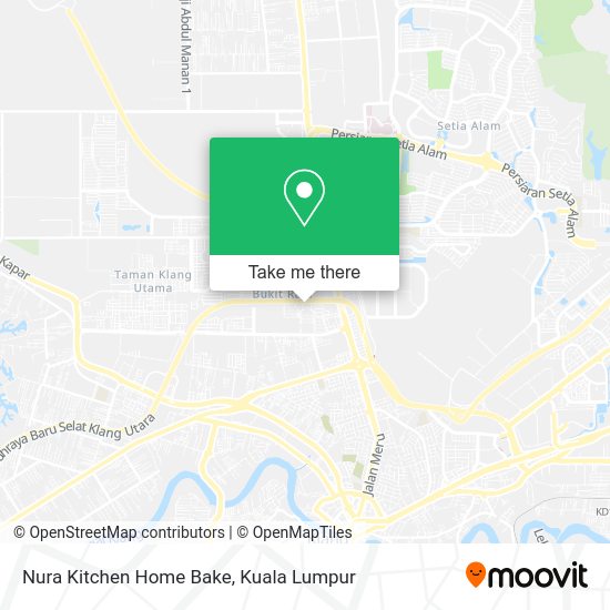 Nura Kitchen Home Bake map