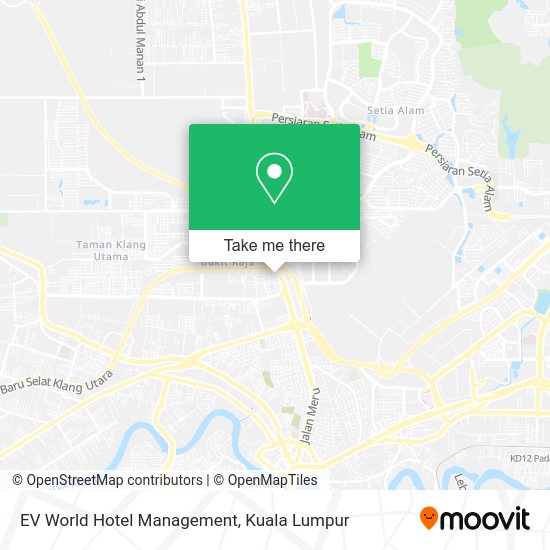 EV World Hotel Management map