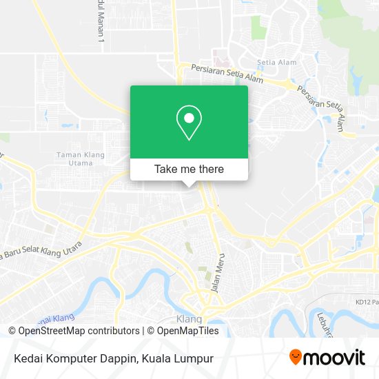 Kedai Komputer Dappin map