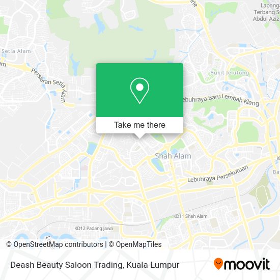 Deash Beauty Saloon Trading map