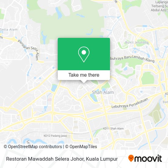 Restoran Mawaddah Selera Johor map