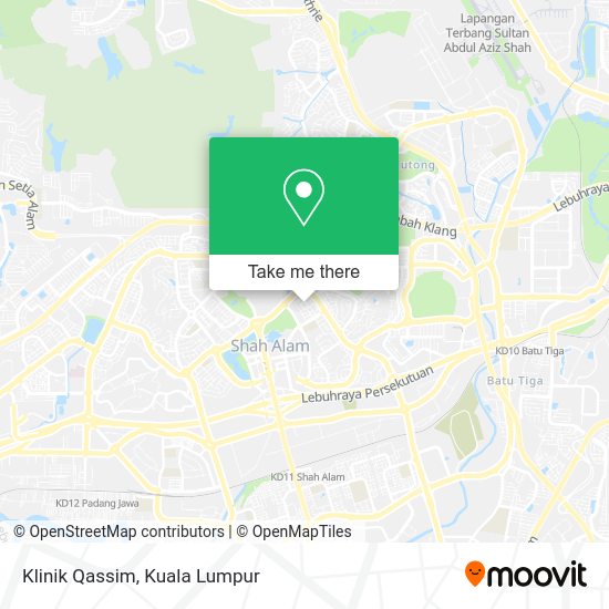 Klinik Qassim map