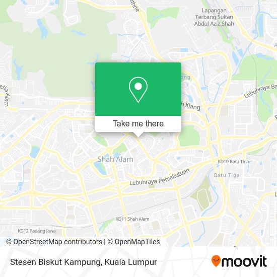 Stesen Biskut Kampung map