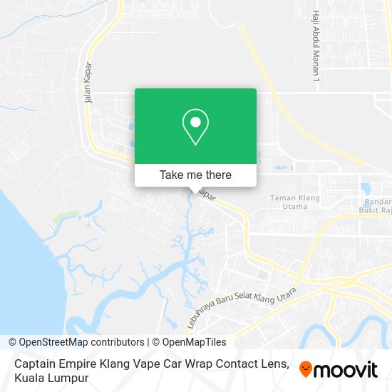 Captain Empire Klang Vape Car Wrap Contact Lens map