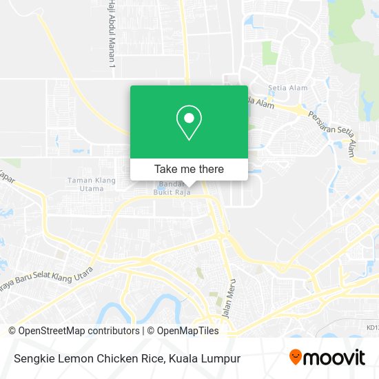 Sengkie Lemon Chicken Rice map