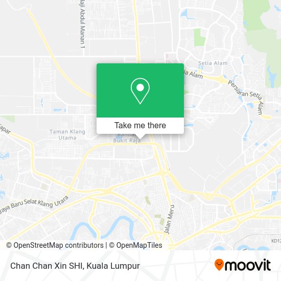 Chan Chan Xin SHI map