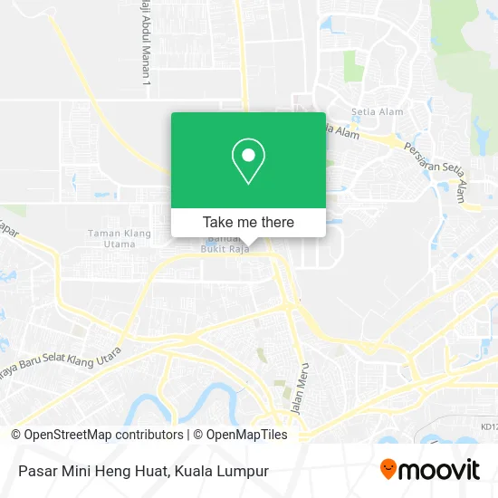 Pasar Mini Heng Huat map