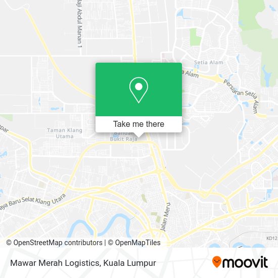 Peta Mawar Merah Logistics