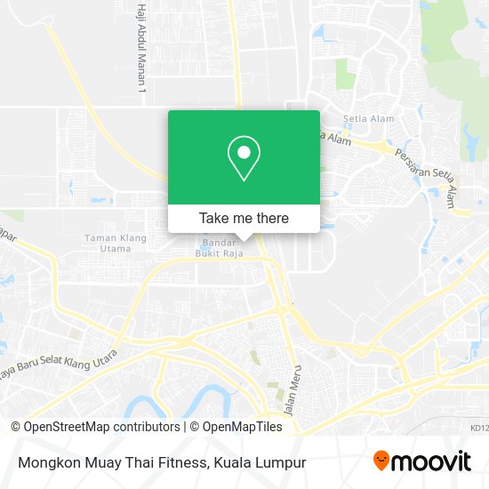 Mongkon Muay Thai Fitness map
