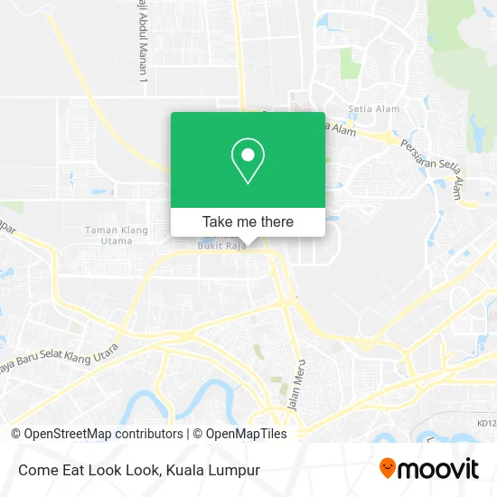 Come Eat Look Look map