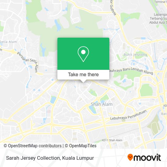 Sarah Jersey Collection map