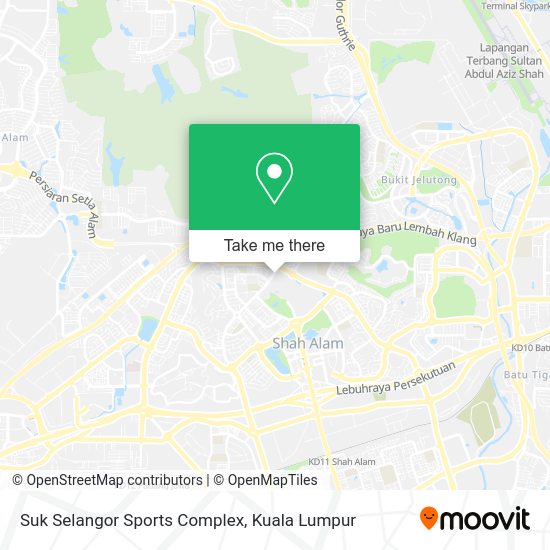 Suk Selangor Sports Complex map