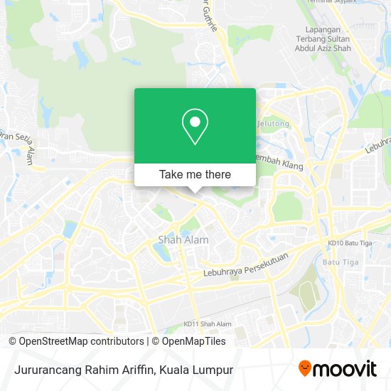 Jururancang Rahim Ariffin map