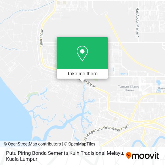 Putu Piring Bonda Sementa Kuih Tradisional Melayu map