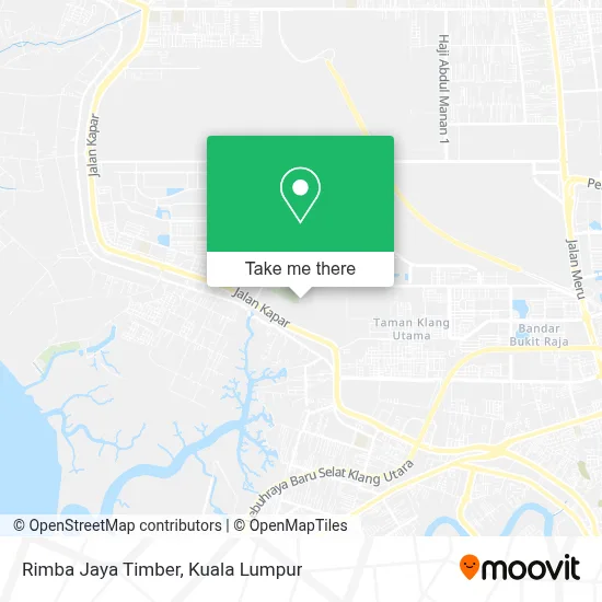 Rimba Jaya Timber map