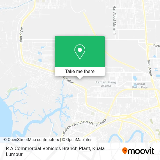 R A Commercial Vehicles Branch Plant map