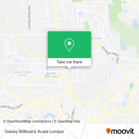 Galaxy Billboard map