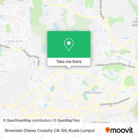 Brownies Chewy Crunchy Cik Siti map