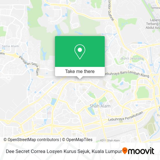 Dee Secret Correa Losyen Kurus Sejuk map
