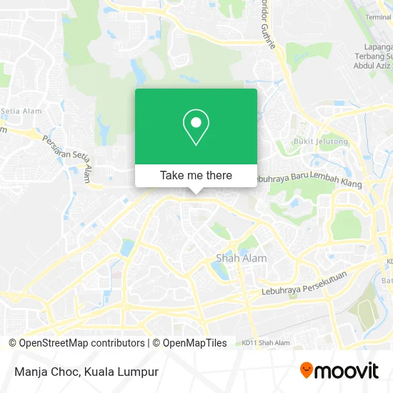 Manja Choc map