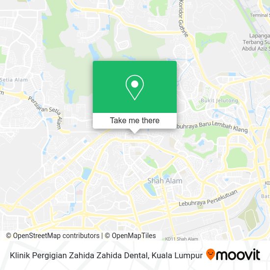 Klinik Pergigian Zahida Zahida Dental map