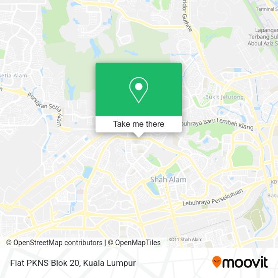 Flat PKNS Blok 20 map