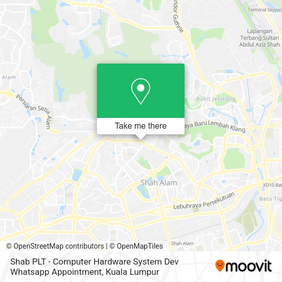 Peta Shab PLT - Computer Hardware System Dev Whatsapp Appointment