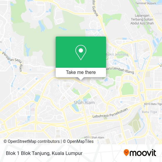 Blok 1 Blok Tanjung map