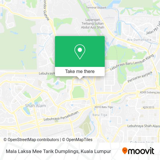 Mala Laksa Mee Tarik Dumplings map