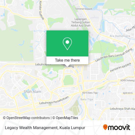 Legacy Wealth Management map