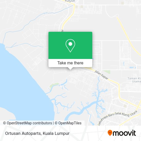 Ortusan Autoparts map