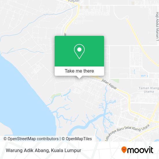 Peta Warung Adik Abang