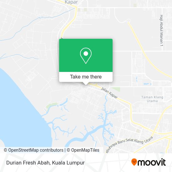 Durian Fresh Abah map