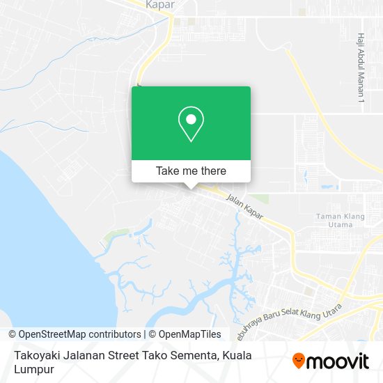Takoyaki Jalanan Street Tako Sementa map