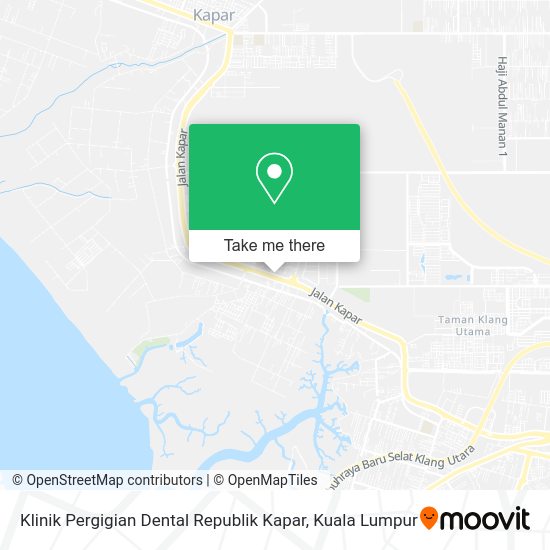 Klinik Pergigian Dental Republik Kapar map