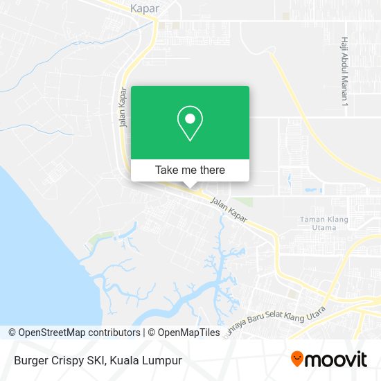Burger Crispy SKI map